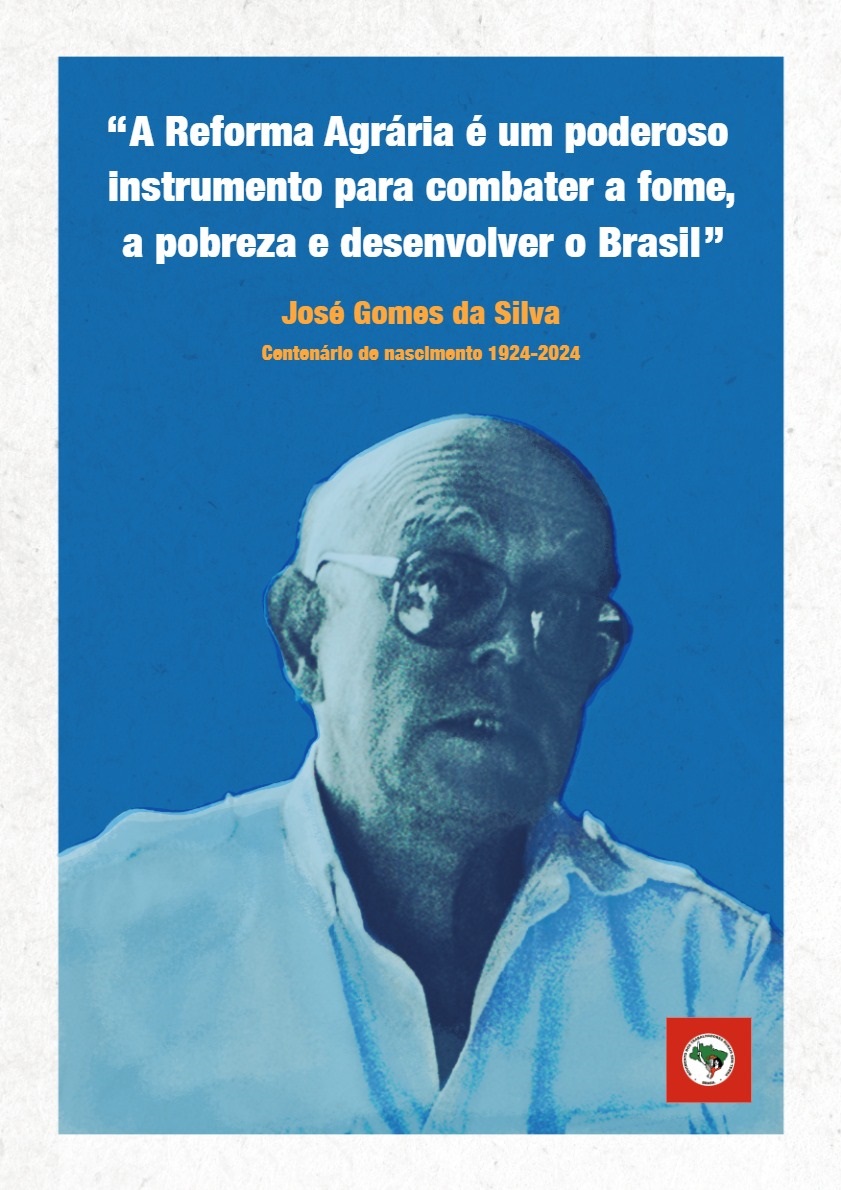 Pôster do MST em homenagem ao centenário de nascimento de José Gomes da Silva