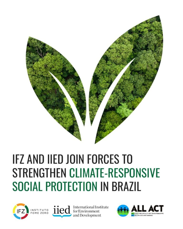 Leia mais sobre o artigo IFZ and IIED launch tool to assess climate social protection capacity in Brazil