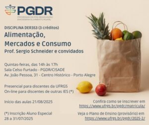 Alimentação, Mercados e Consumo como espaço de disputa e transformação