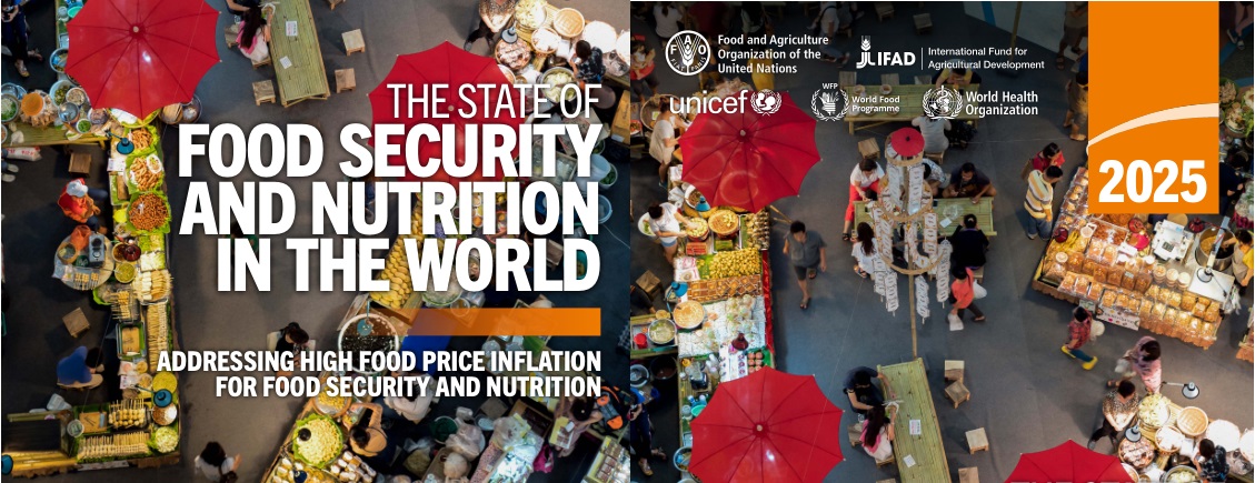 Leia mais sobre o artigo SOFI 2025: Enfrentando a alta inflação dos preços dos alimentos para garantir a segurança alimentar e a nutrição