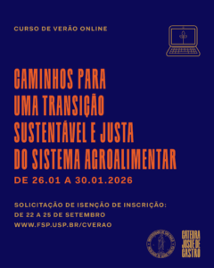 Caminhos para uma transição sustentável e justa do sistema agroalimentar