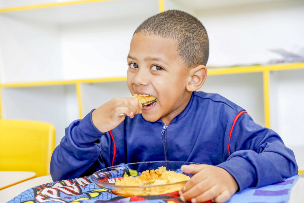 “Merenda escolar do DF é referência nacional”. Crédito: Lúcio Bernardo Jr/Agência Brasília