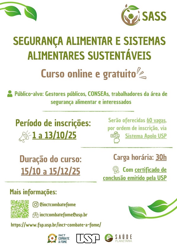 Segurança Alimentar e Sistemas Alimentares Sustentáveis (SASS)