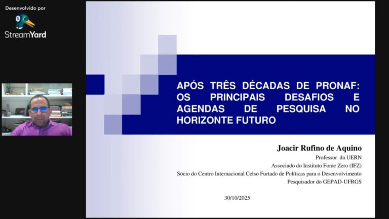 Leia mais sobre o artigo Três décadas de PRONAF: avanços, contradições e novos desafios para o desenvolvimento rural