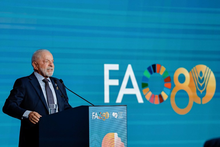 Leia mais sobre o artigo Discurso do presidente Lula na Sessão de Abertura do Fórum Mundial da Alimentação, em Roma