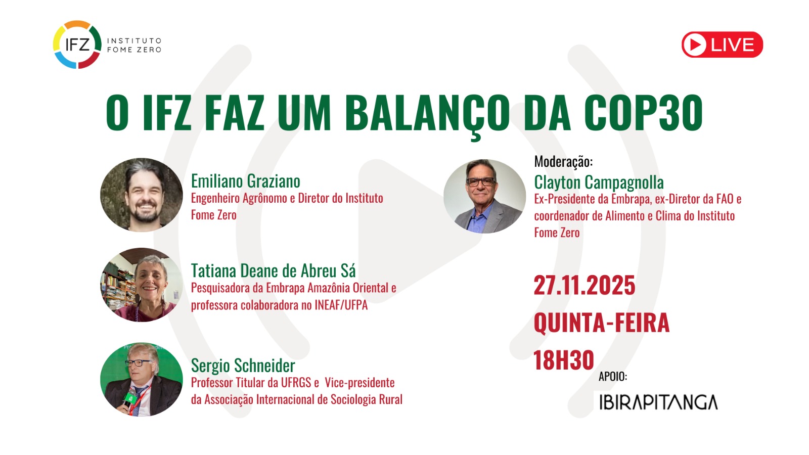 20251127 O IFZ faz um balanço da COP30 THUMB