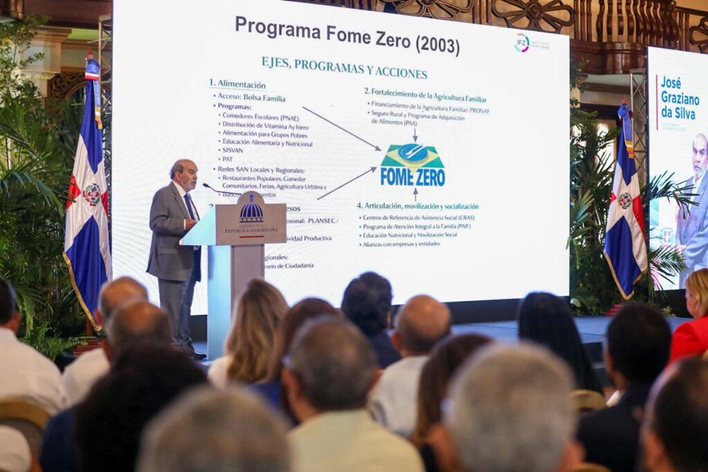 José Graziano da Silva en la conferencia sobre el hambre