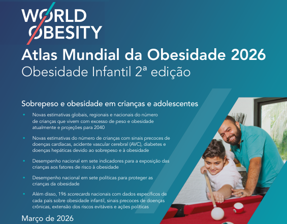Leia mais sobre o artigo Atlas Mundial da Obesidade 2026: Sobrepeso e Obesidade em Crianças e Adolescentes