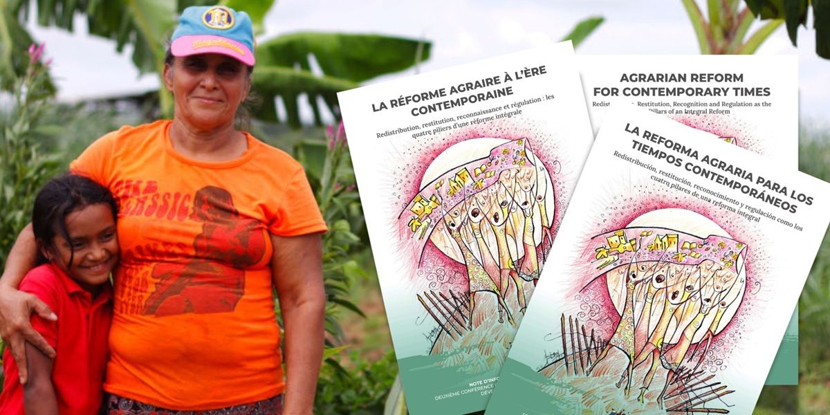 Leia mais sobre o artigo A Via Campesina na CIRADR+20: Redistribuição, Restituição, Reconhecimento e Regulação — quatro eixos mutuamente reforçados para uma Reforma Agrária Integral